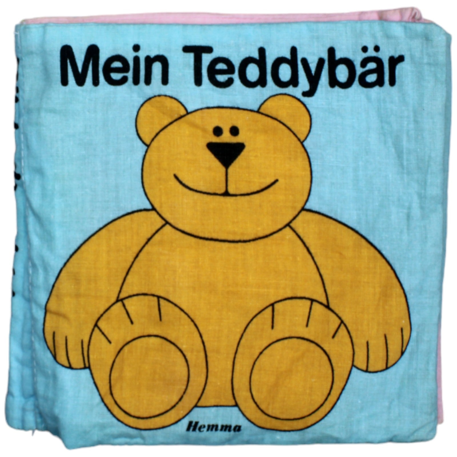 1235202 HEMMA Verlag Vintage Bilderbuchkissen, Mein Teddybär Plüschbuch Kumpel Leo Gebraucht