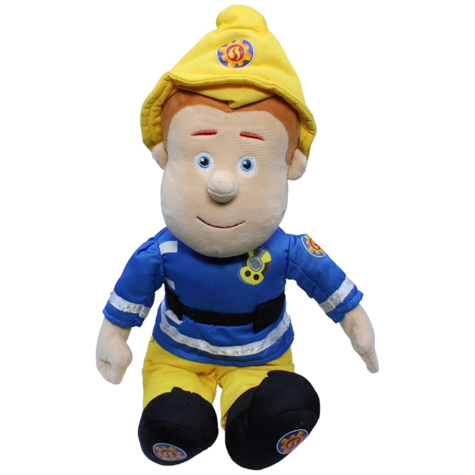 1235207 Simba XL Feuerwehrmann Sam Plüschfigur Kumpel Leo Gebraucht