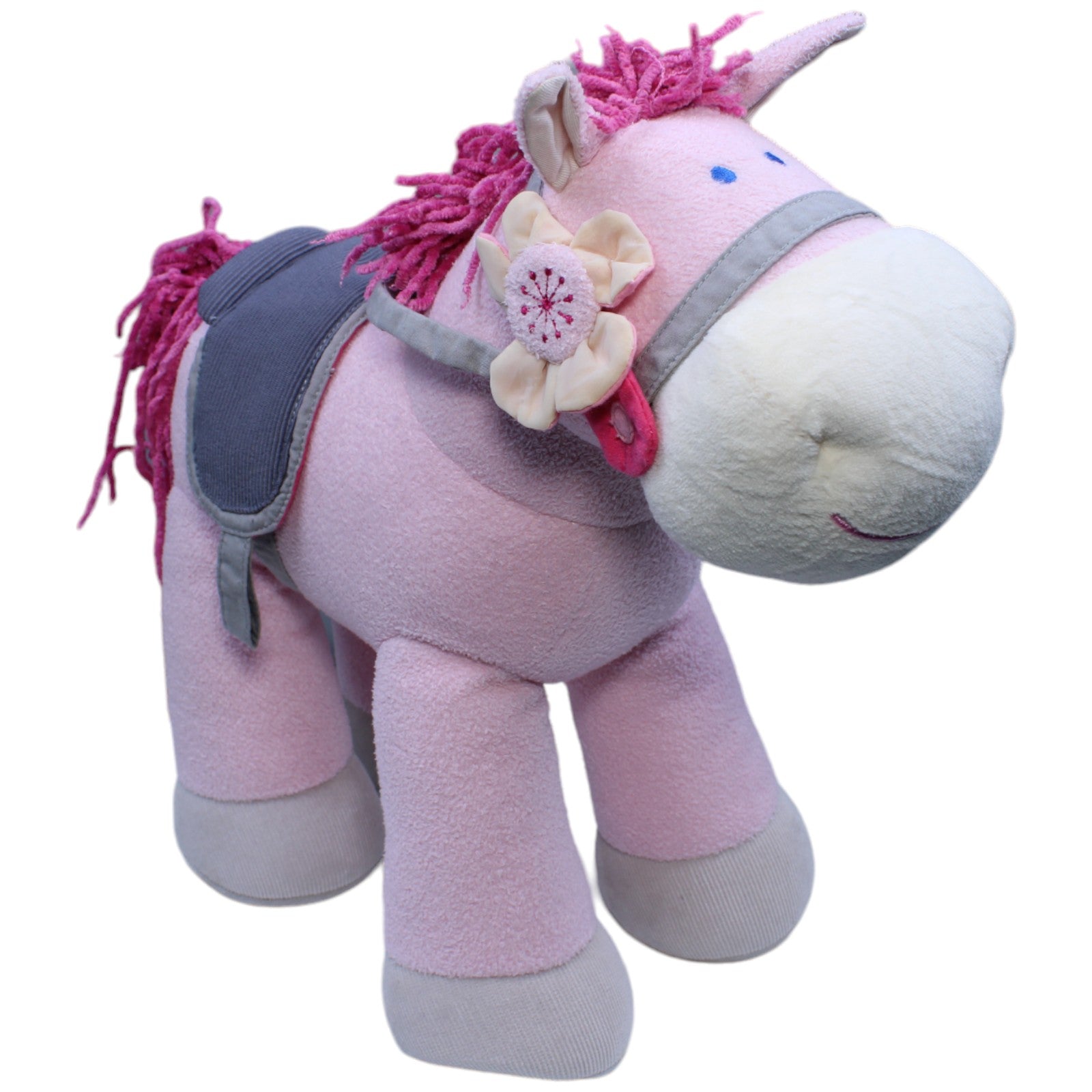 1235208 HABA Pferd Paulina, rosa Kuscheltier Kumpel Leo Gebraucht