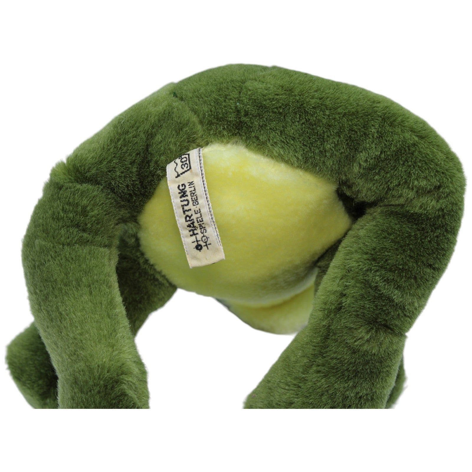 1235248 Hartung Spiele Berlin Vintage Kuschli, Frosch Kuscheltier Kumpel Leo Gebraucht Vintage