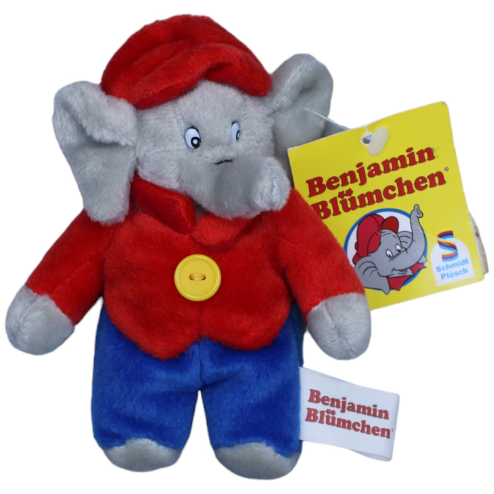 1235282 Schmidt Vintage Elefant, Benjamin Blümchen Kuscheltier Kumpel Leo 42405 neu