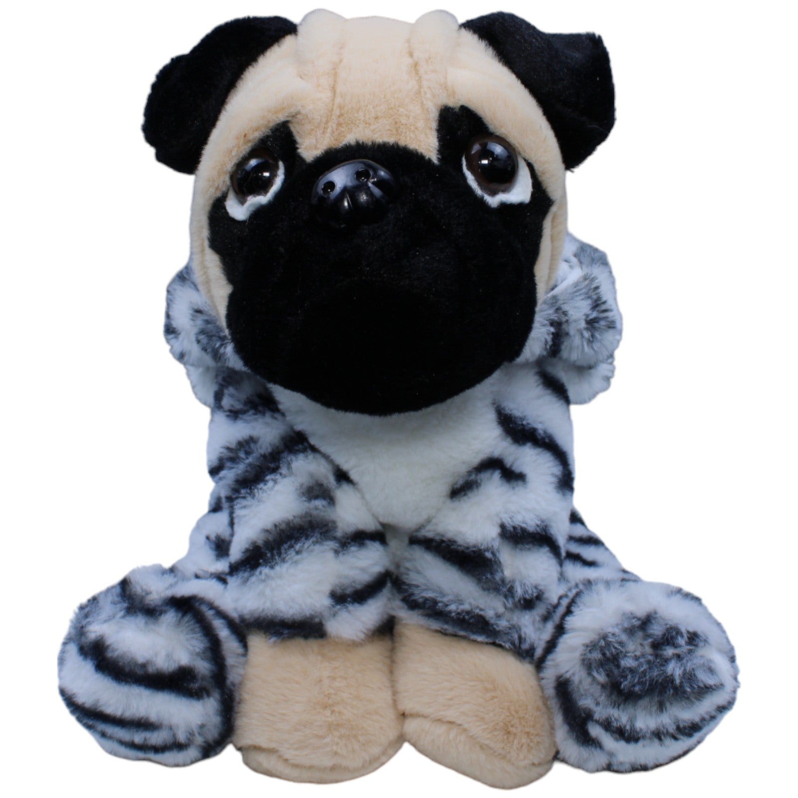 1235293 Flo's Toys Mops in Zebra - Kostüm Kuscheltier Kumpel Leo Gebraucht Hund