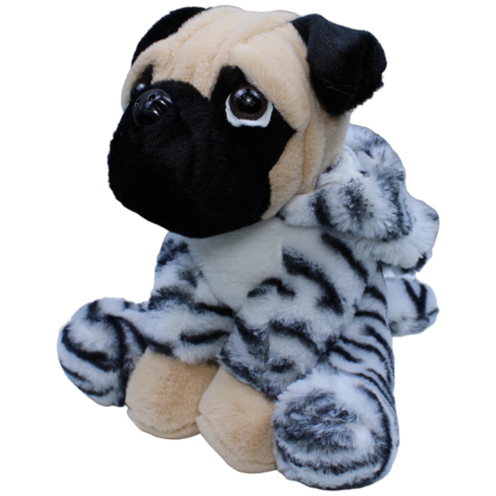 1235293 Flo's Toys Mops in Zebra - Kostüm Kuscheltier Kumpel Leo Gebraucht Hund