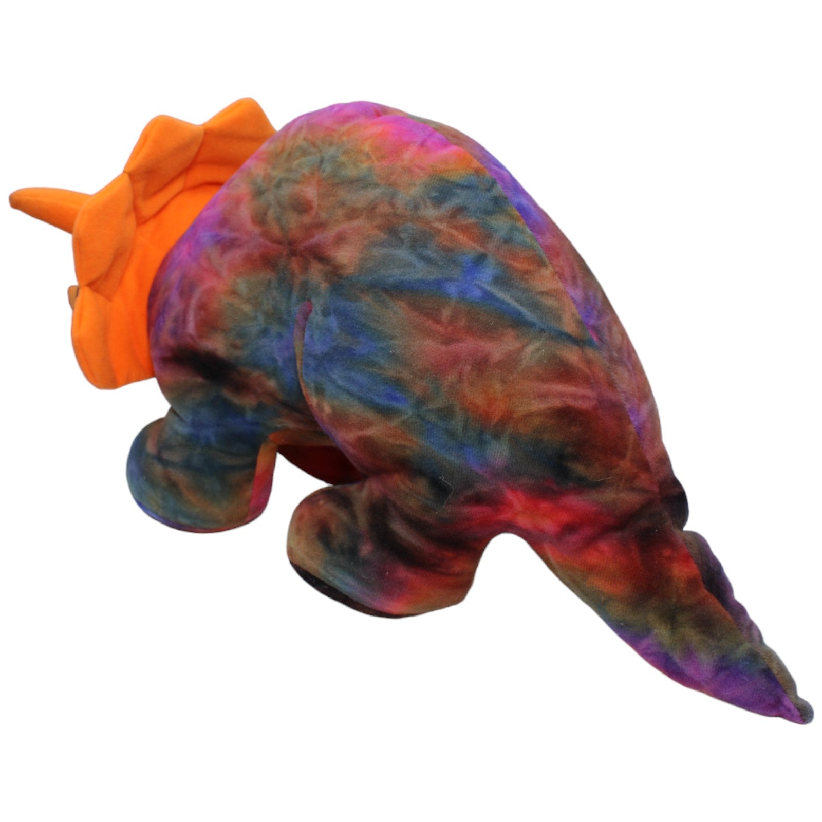 1235297 Unbekannt XL Regenbogen Dinosaurier, Triceratops Kuscheltier Kumpel Leo Dino Gebraucht