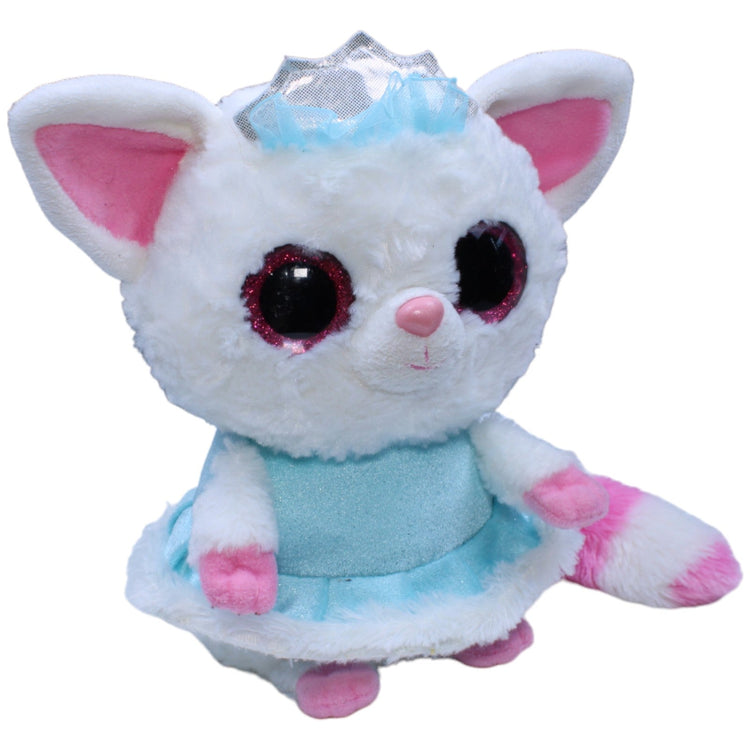 1235298 Aurora Wüstenfuchs Pammee aus YooHoo & Friends mit Krone Kuscheltier Kumpel Leo Gebraucht Glubschi