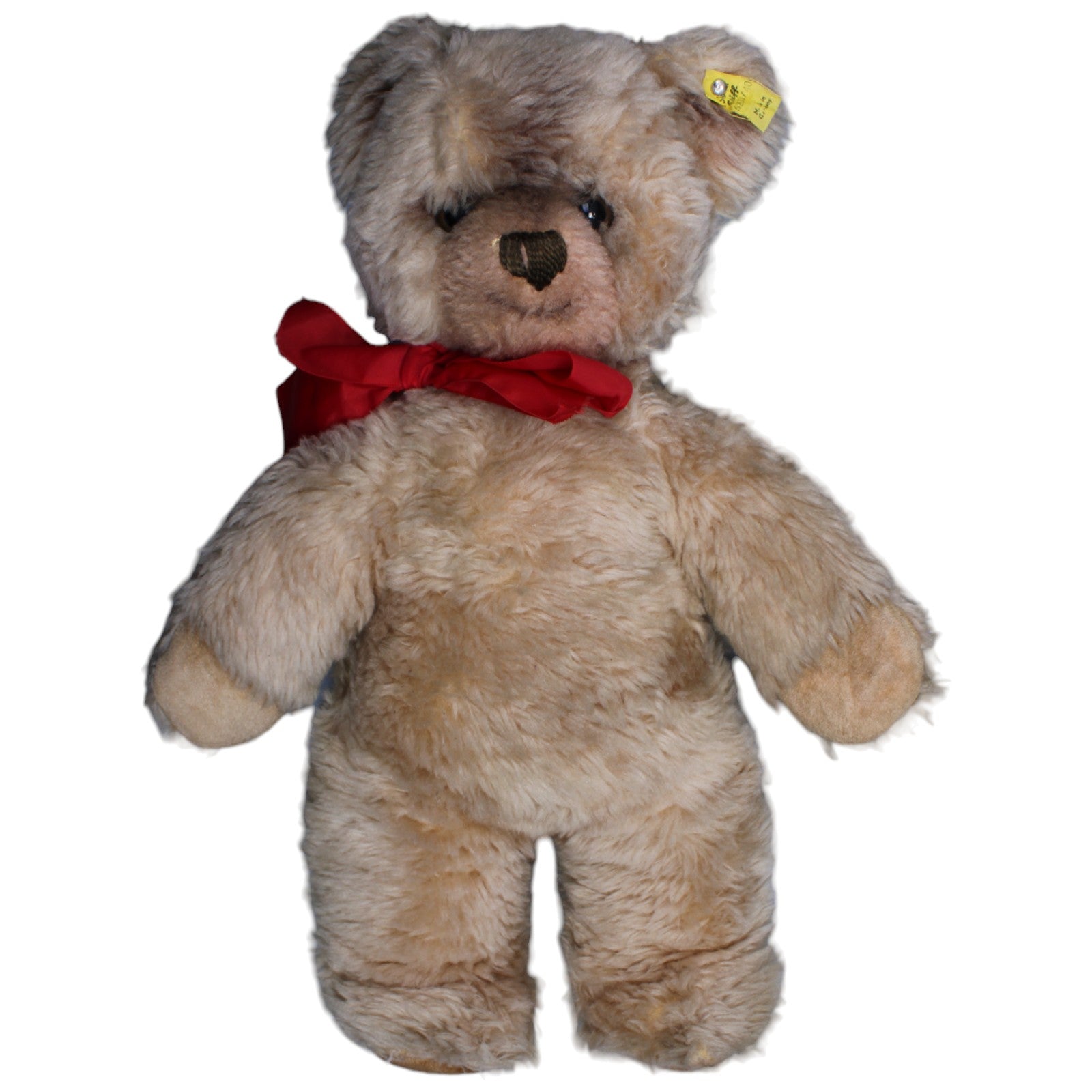 1235330 Steiff Vintage Teddybär mit Schleife, 6200/40 Kuscheltier Kumpel Leo Gebraucht