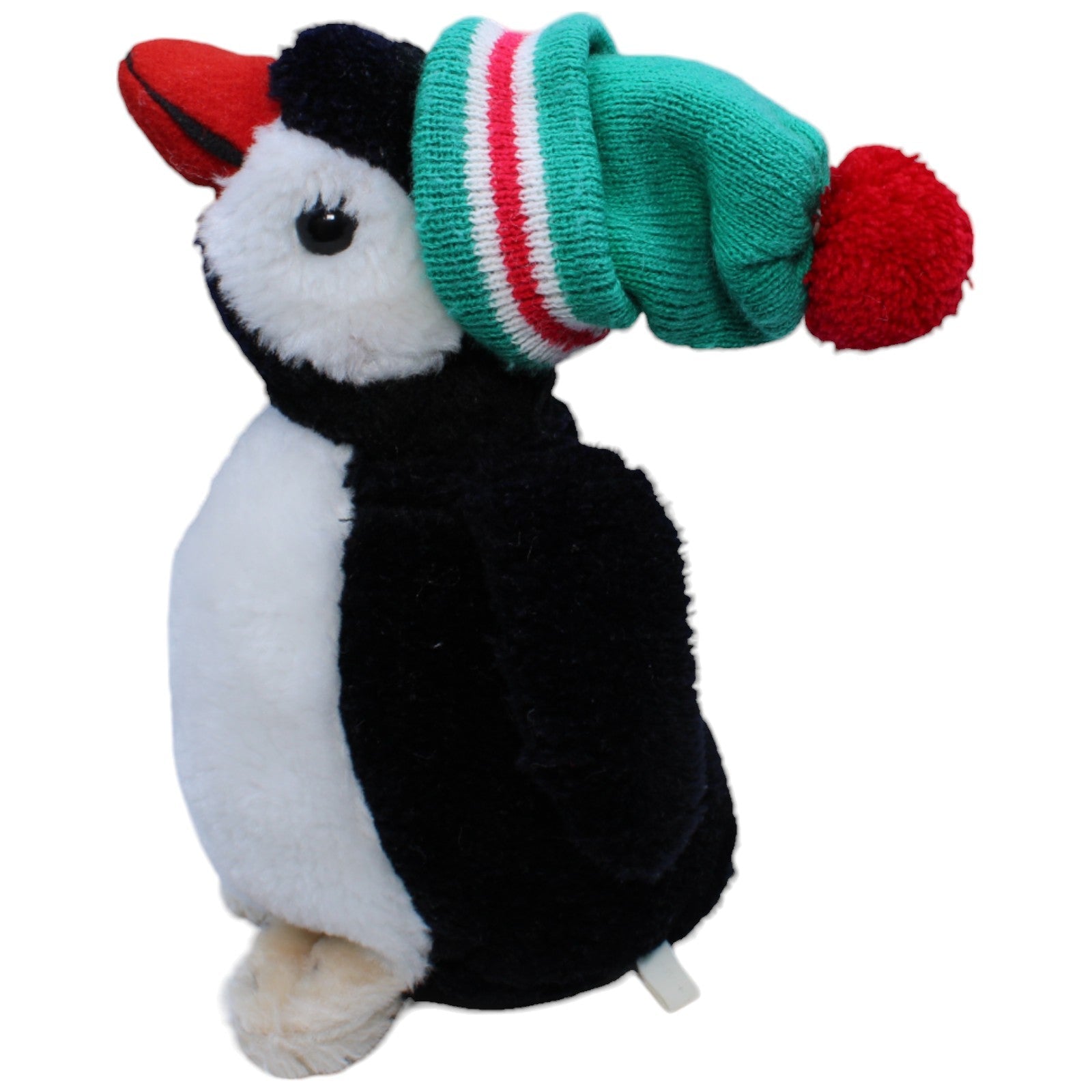 1235345 K + S Hamburg Pinguin mit Strick - Mütze Kuscheltier Kumpel Leo Gebraucht