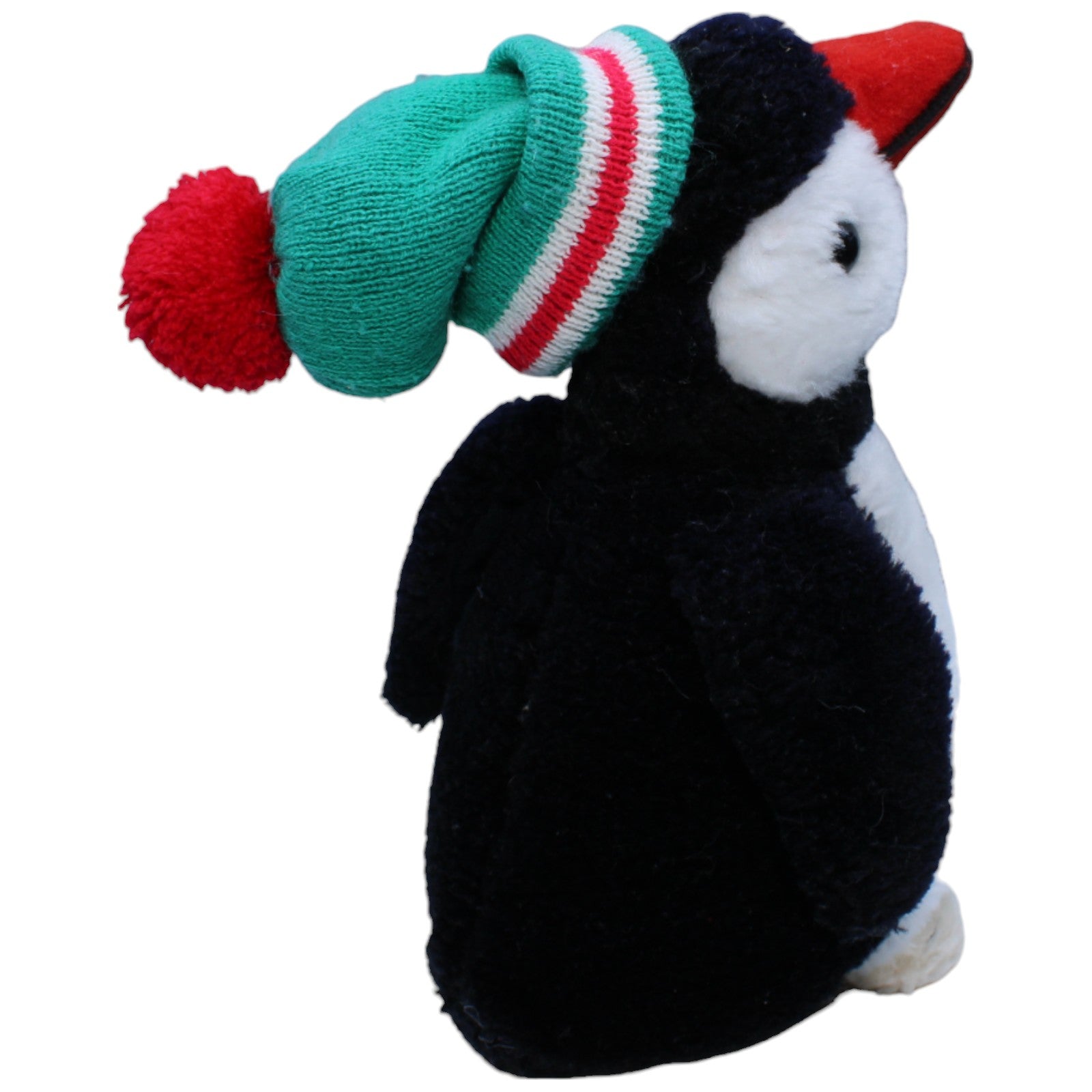 1235345 K + S Hamburg Pinguin mit Strick - Mütze Kuscheltier Kumpel Leo Gebraucht