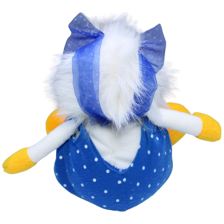 1235357 NICI Vintage Schlenker Ente mit blau - gepunktetem Body Kuscheltier Kumpel Leo Gebraucht