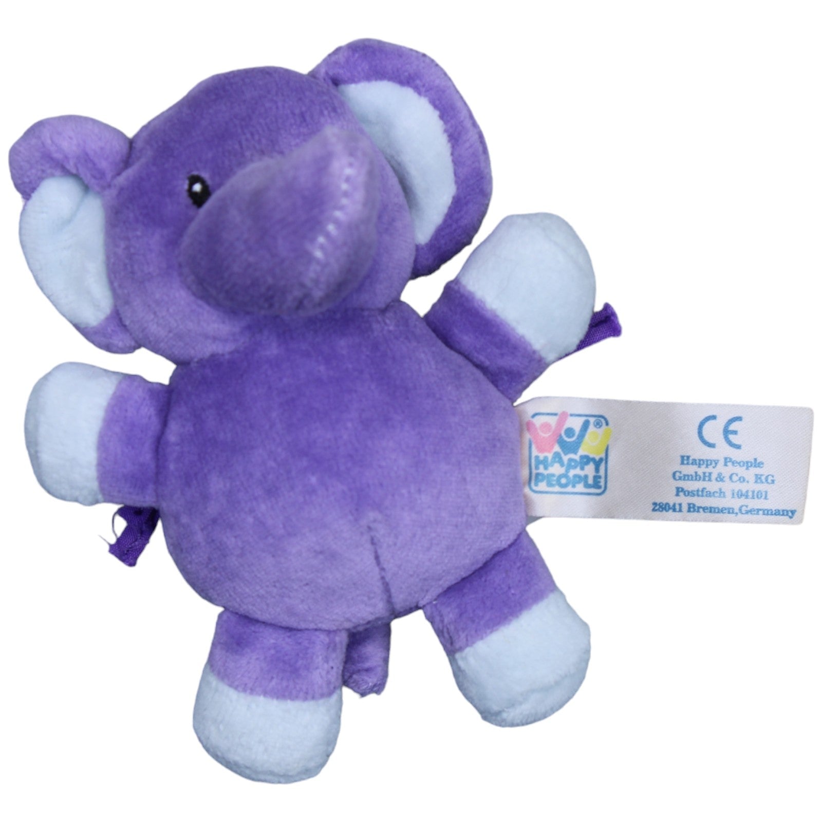 1235376 Happy People Mini - Elefant, lila Kuscheltier Kumpel Leo Gebraucht