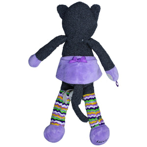 1235394 Scentsy Buddy, Katze mit lila Kleid Kuscheltier Kumpel Leo Gebraucht