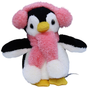 1235404 Suki Gifts International Ltd. Pinguin Penny mit rosa Ohrschützern Kuscheltier Kumpel Leo Gebraucht