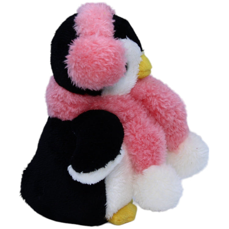 1235404 Suki Gifts International Ltd. Pinguin Penny mit rosa Ohrschützern Kuscheltier Kumpel Leo Gebraucht