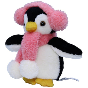 1235404 Suki Gifts International Ltd. Pinguin Penny mit rosa Ohrschützern Kuscheltier Kumpel Leo Gebraucht