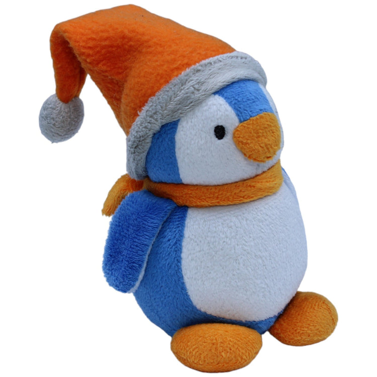 1235420 Perleberg Pinguin mit oranger Mütze und Schal Kuscheltier Kumpel Leo Gebraucht