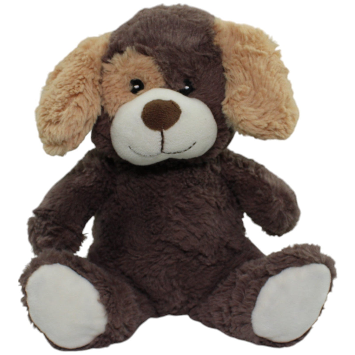 1235429 KiK Brauner Hund, sitzend Kuscheltier Kumpel Leo Gebraucht