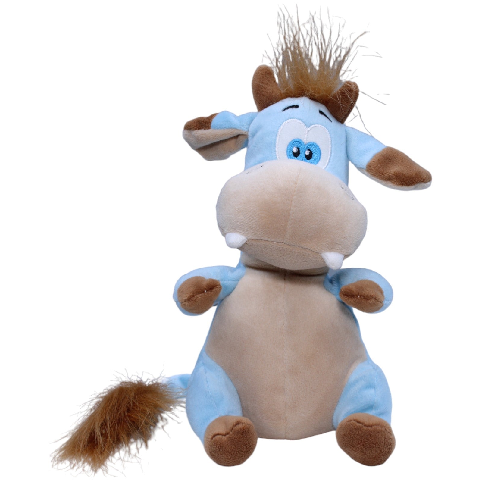 1235439 Sunkid Sparkasse, Crazy Animals Kuh blau Kuscheltier Kumpel Leo Gebraucht