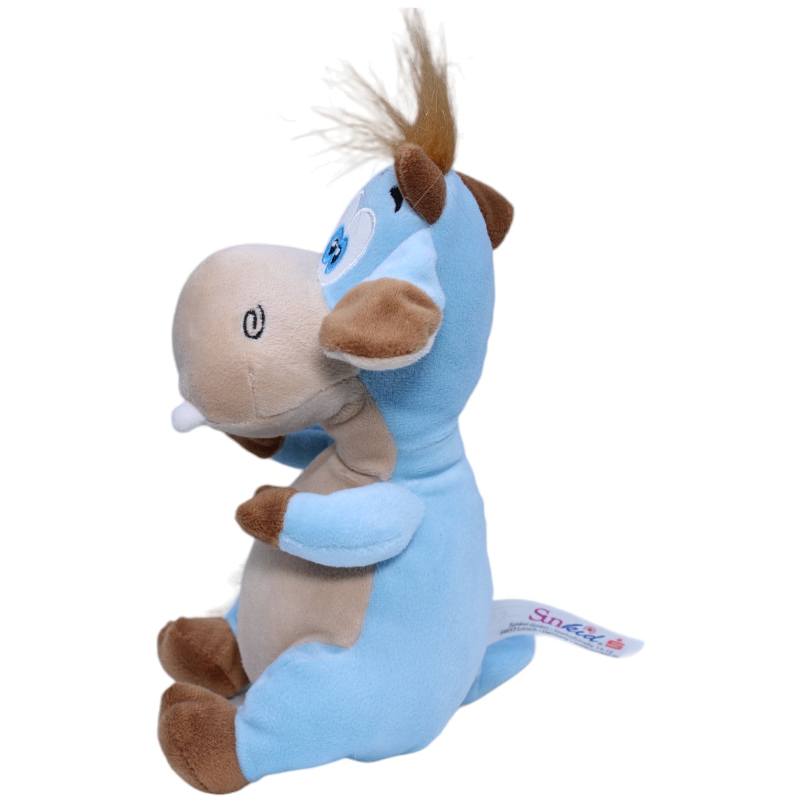 1235439 Sunkid Sparkasse, Crazy Animals Kuh blau Kuscheltier Kumpel Leo Gebraucht