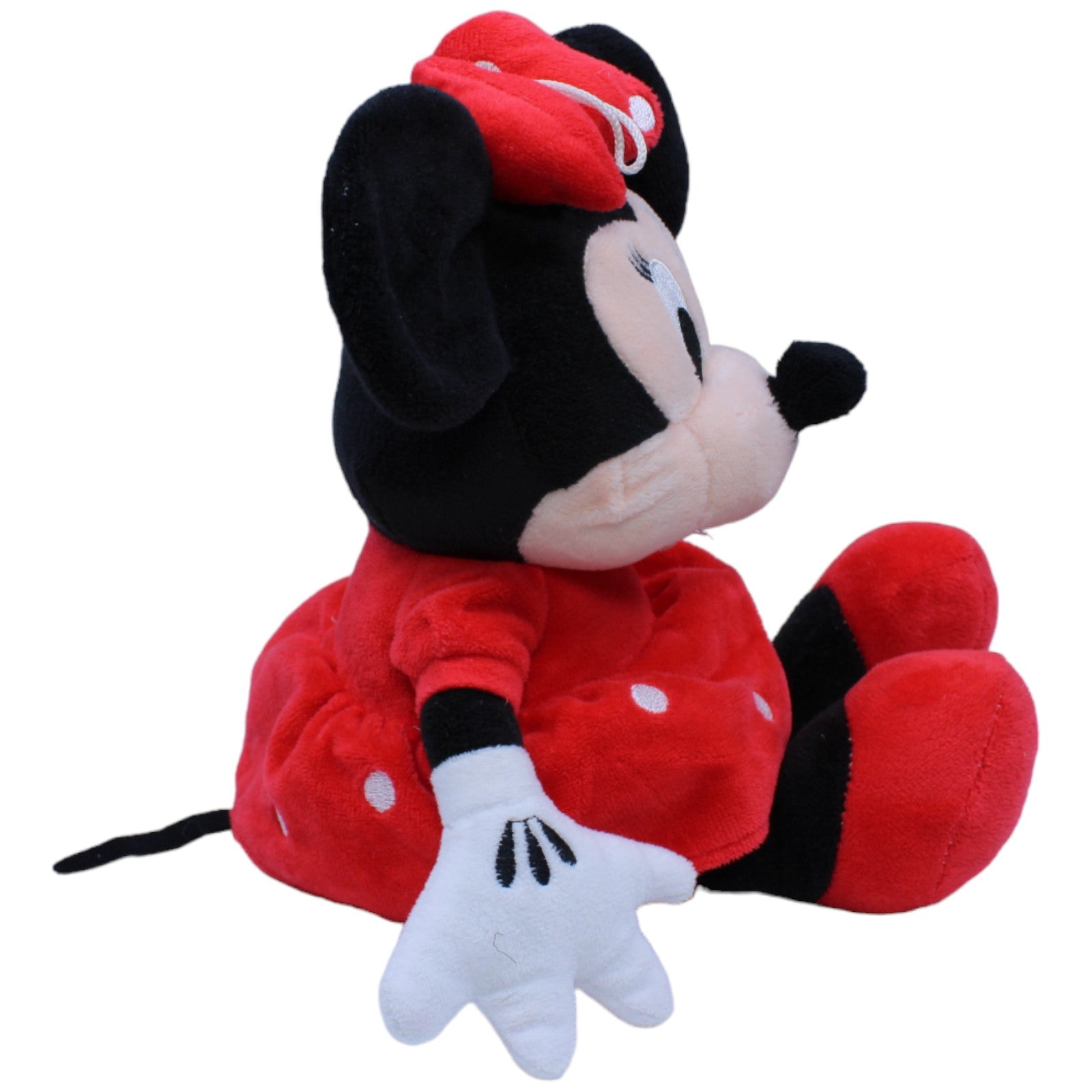 1235444 Unbekannt Disney Minnie Maus in rot - gepunkteten Kleid Kuscheltier Kumpel Leo Gebraucht