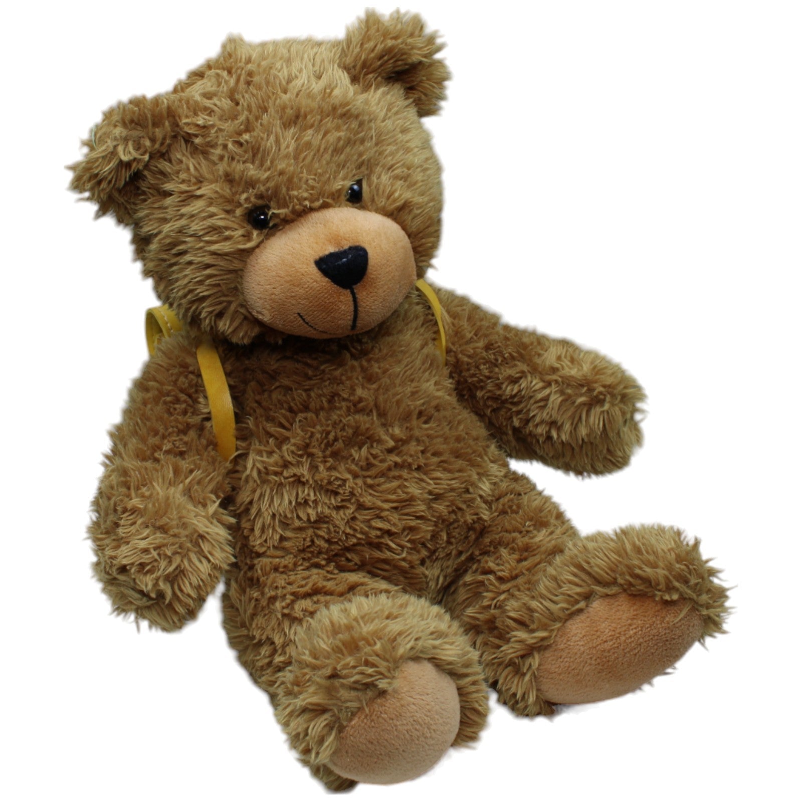 1235445 Teddy - Hermann GmbH XL Teddybär mit gelber Schultasche Kuscheltier Kumpel Leo Gebraucht Hund