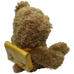 1235445 Teddy - Hermann GmbH XL Teddybär mit gelber Schultasche Kuscheltier Kumpel Leo Gebraucht Hund