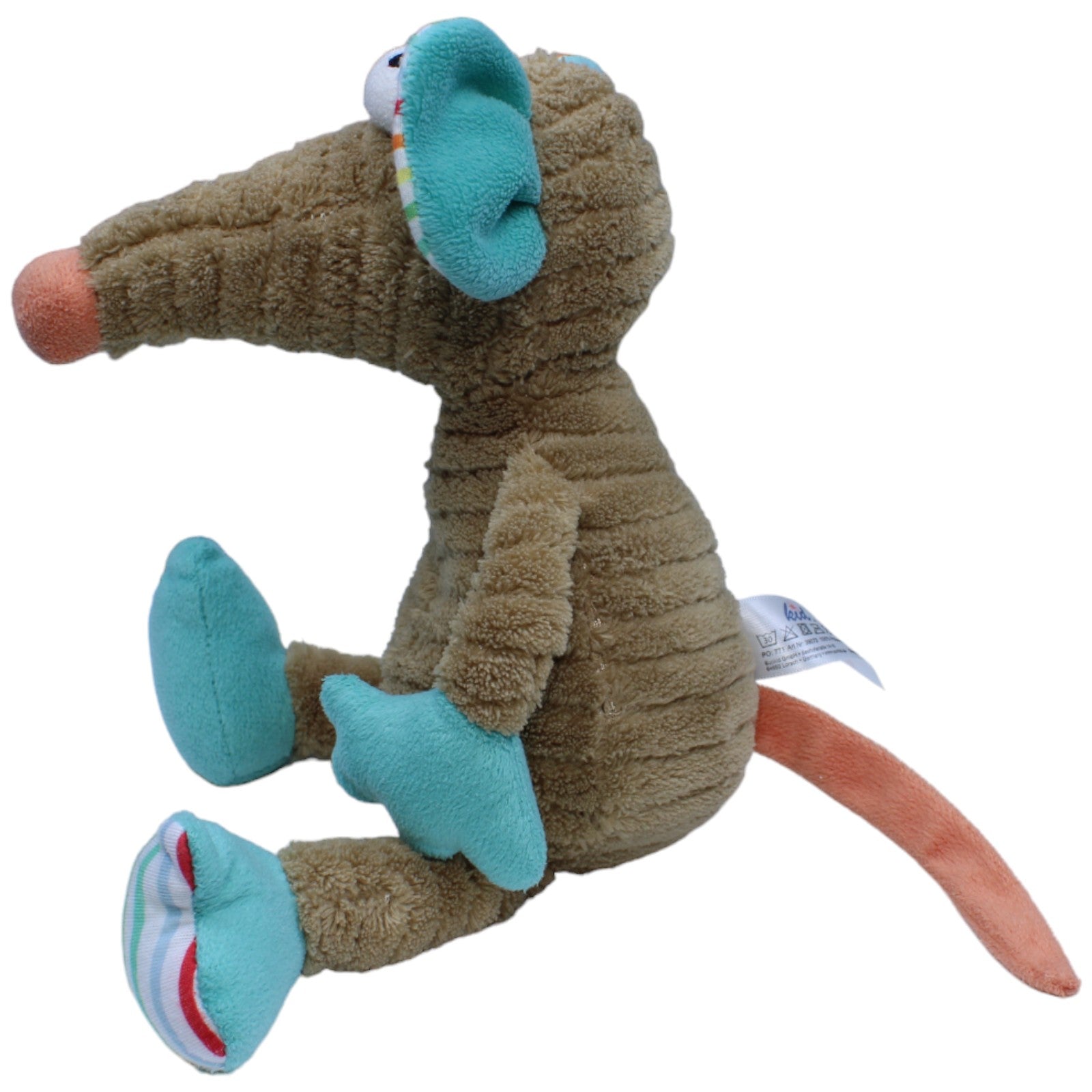 1235446 Sunkid Sparkasse, Ratte blau Kuscheltier Kumpel Leo Gebraucht