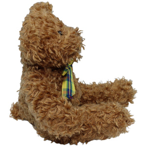 1235448 Seneca Teddybär mit gelb - blauer Schleife Kuscheltier Kumpel Leo Gebraucht