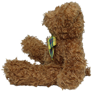 1235448 Seneca Teddybär mit gelb - blauer Schleife Kuscheltier Kumpel Leo Gebraucht