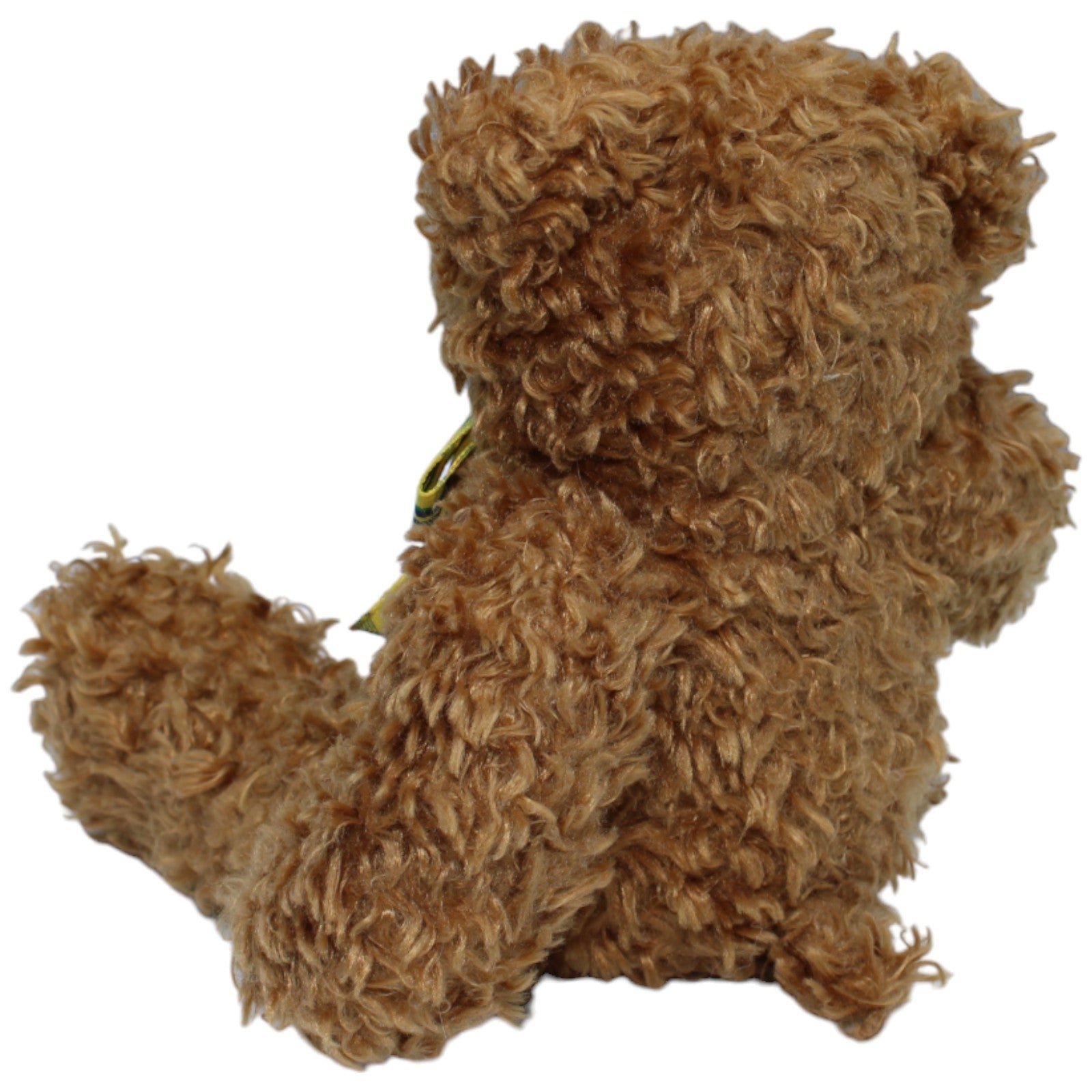 1235448 Seneca Teddybär mit gelb - blauer Schleife Kuscheltier Kumpel Leo Gebraucht