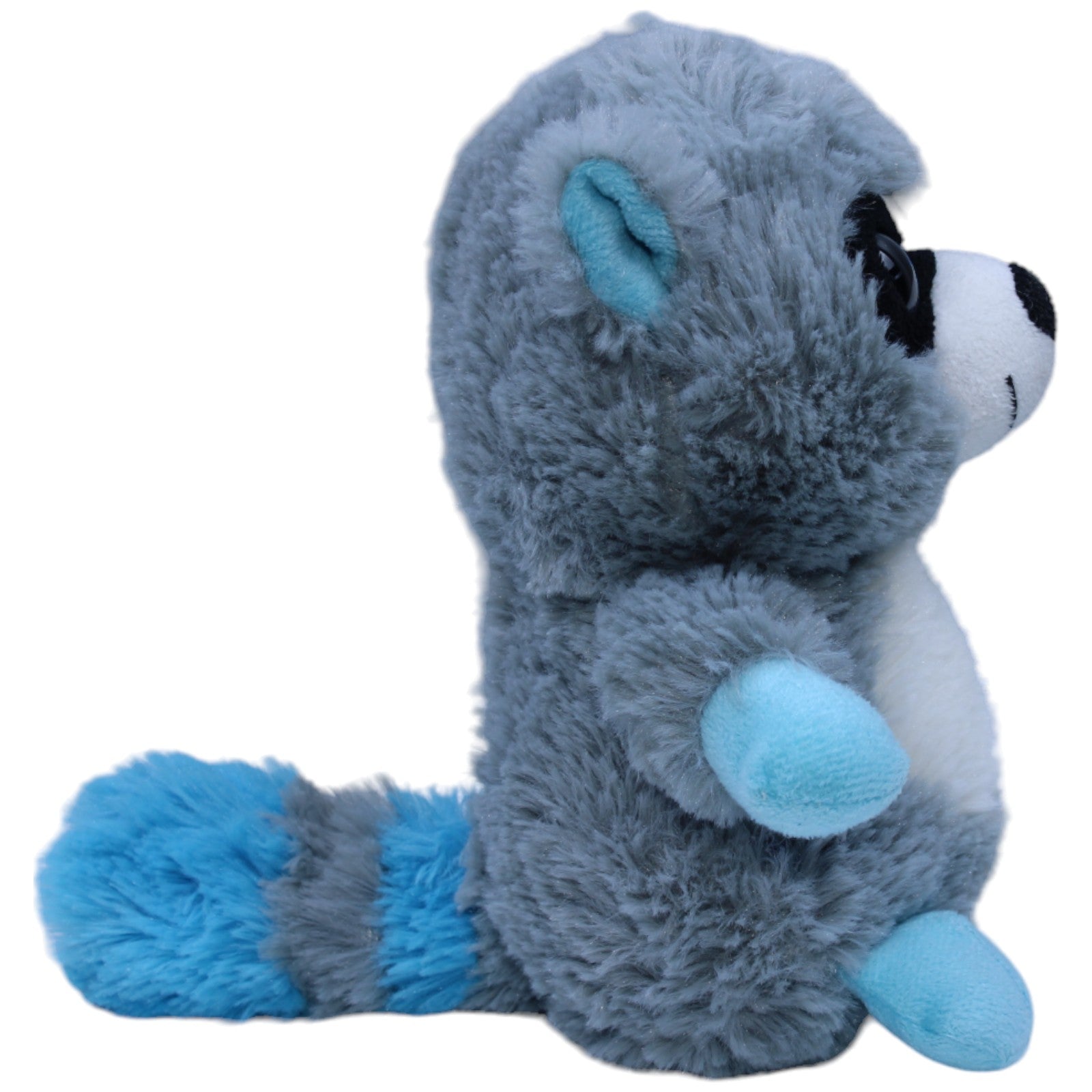 1235499 Sunkid Sparkasse, Glubschi Waschbär blau Kuscheltier Kumpel Leo Gebraucht