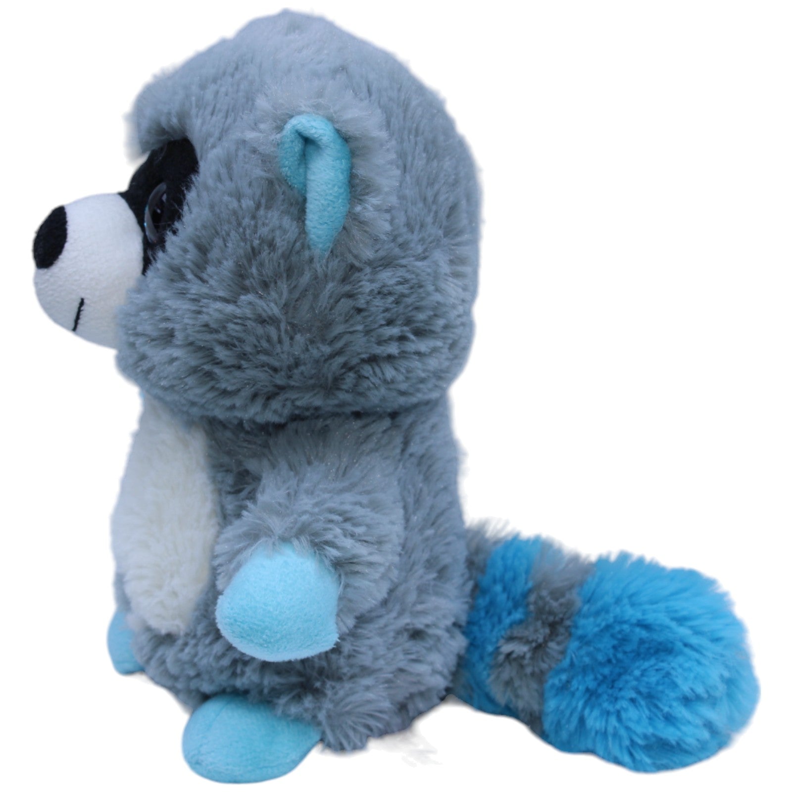 1235499 Sunkid Sparkasse, Glubschi Waschbär blau Kuscheltier Kumpel Leo Gebraucht