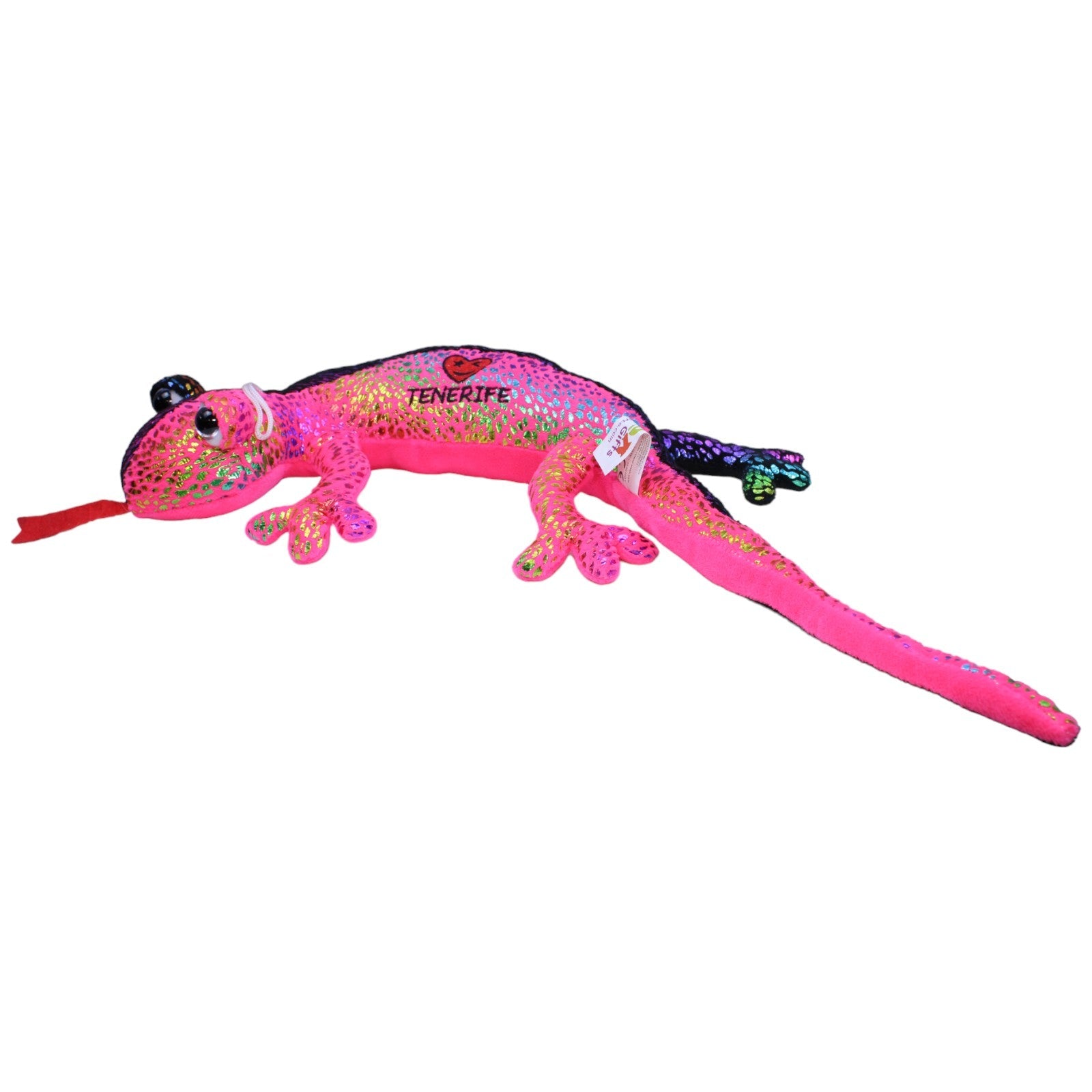 1235512 Apex Gifts XL Teneriffa Salamander, rosa - schwarz Kuscheltier Kumpel Leo Gebraucht