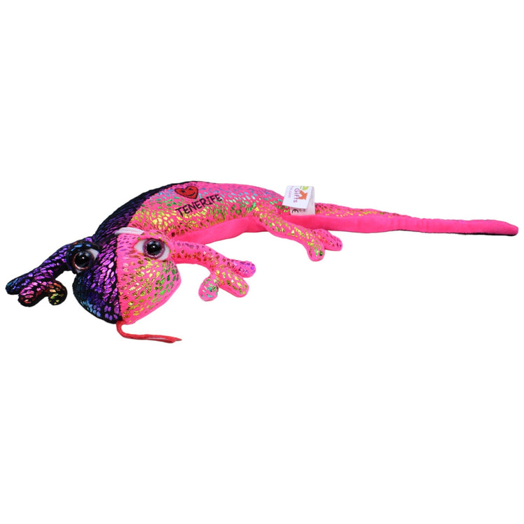 1235512 Apex Gifts XL Teneriffa Salamander, rosa - schwarz Kuscheltier Kumpel Leo Gebraucht