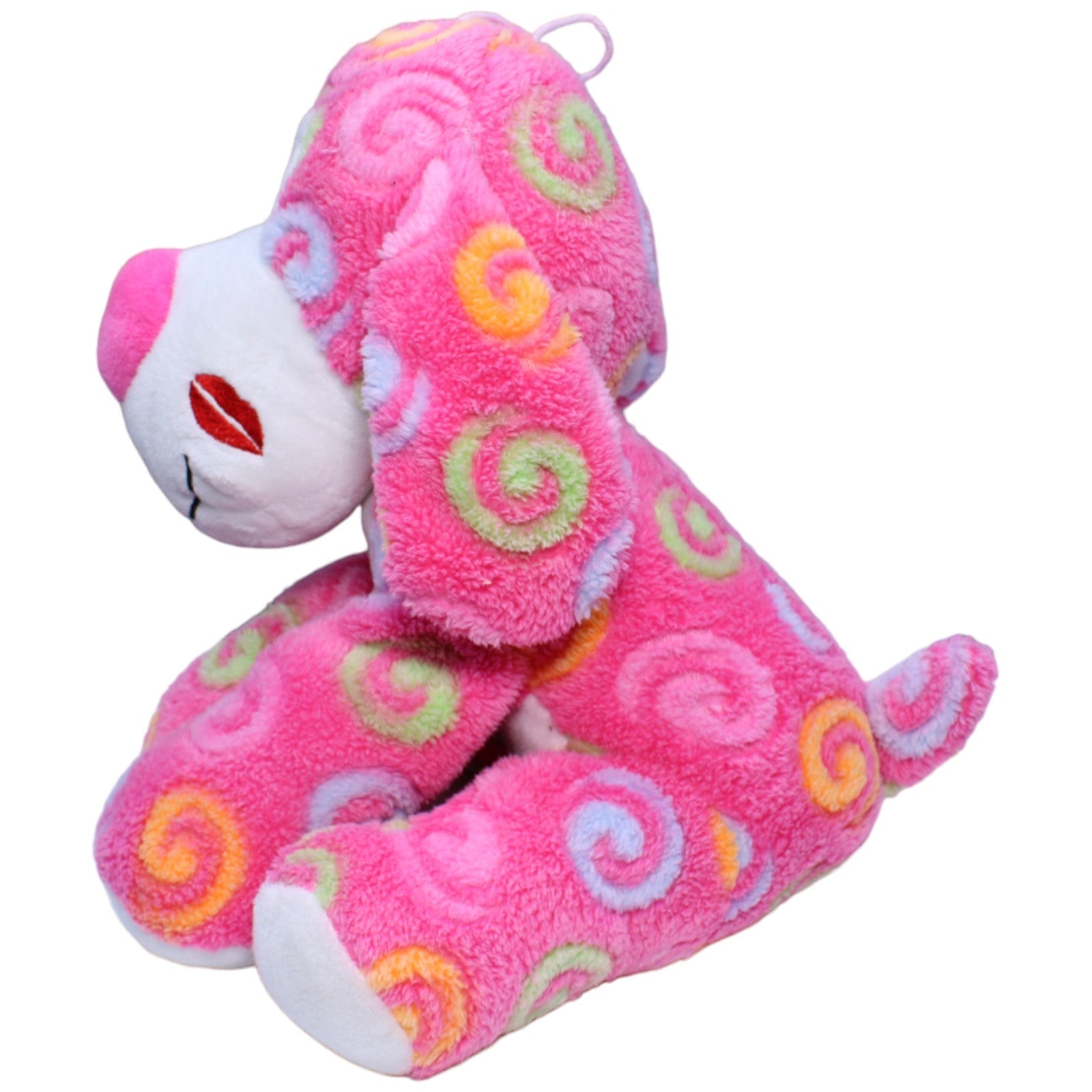 1235514 Morgenroth Rosa Hund, sitzend Kuscheltier Kumpel Leo Gebraucht Hund