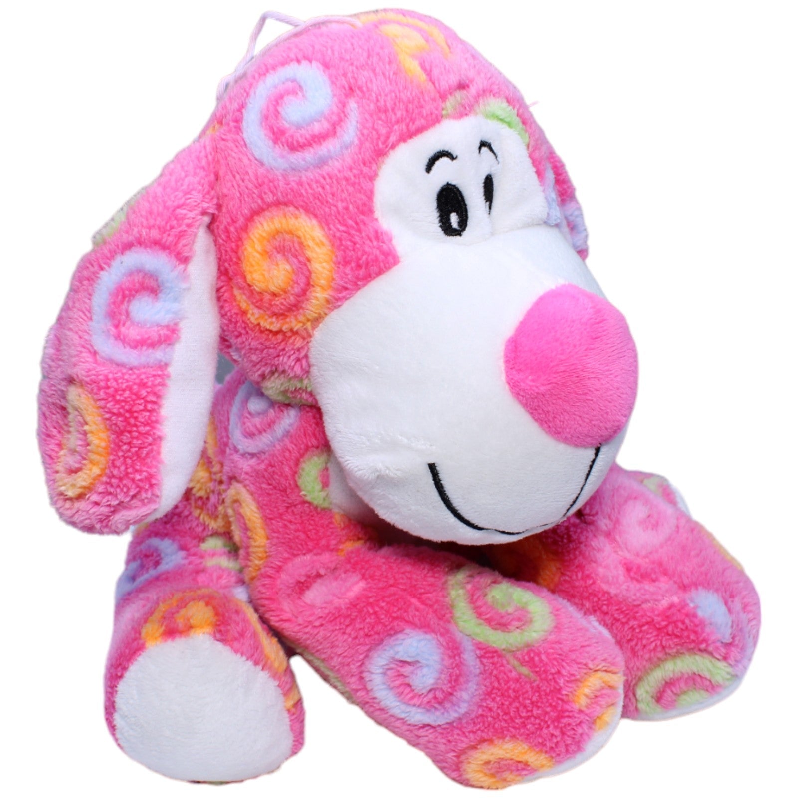 1235514 Morgenroth Rosa Hund, sitzend Kuscheltier Kumpel Leo Gebraucht Hund