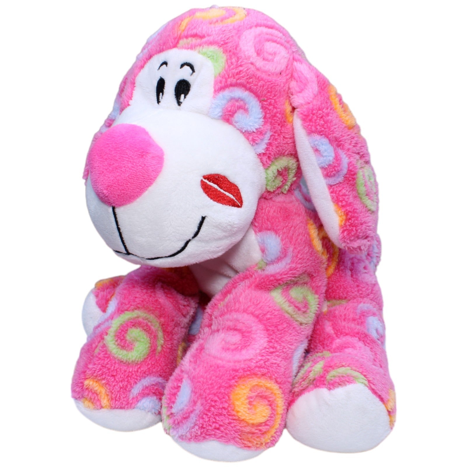 1235514 Morgenroth Rosa Hund, sitzend Kuscheltier Kumpel Leo Gebraucht Hund