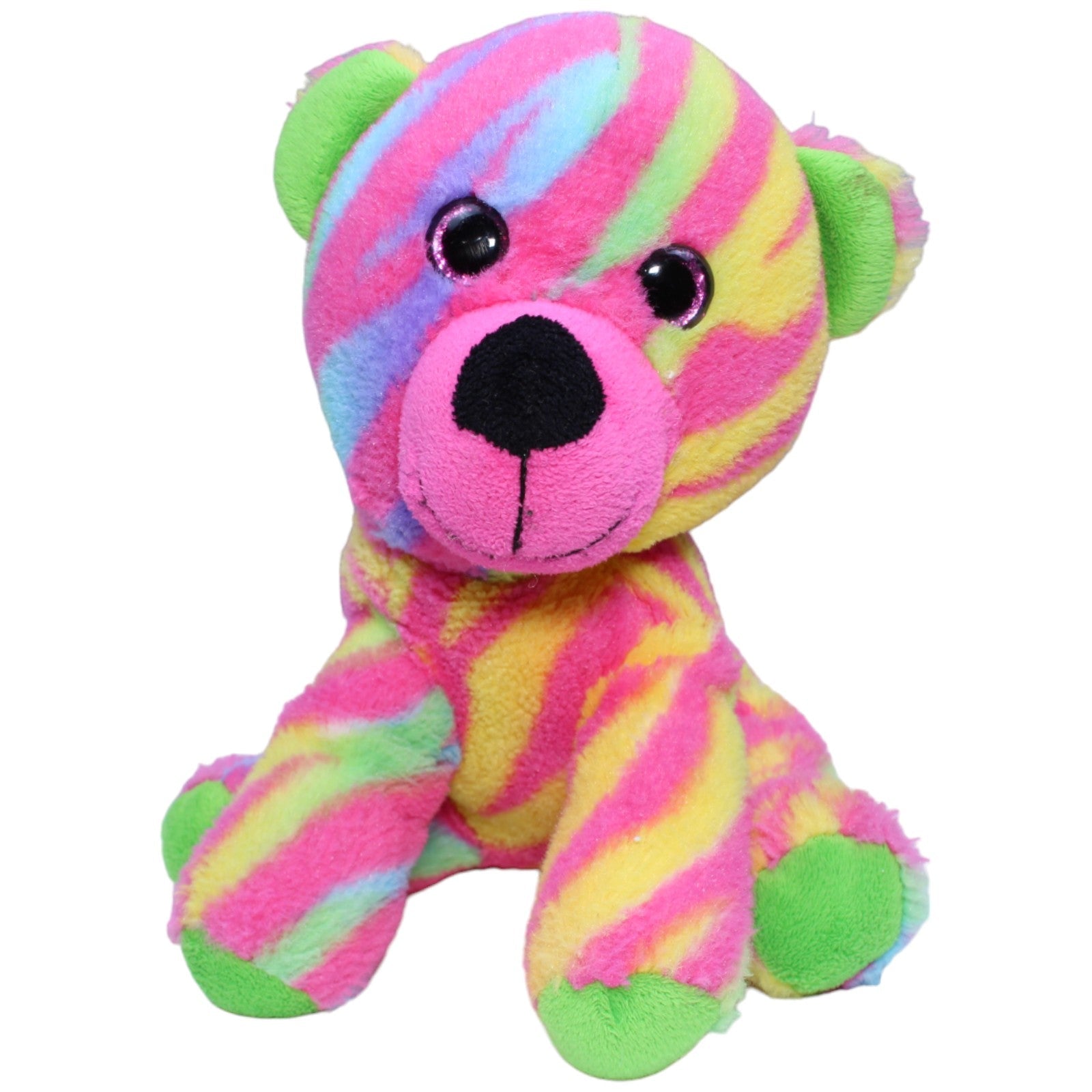 1235518 Jafri Toys Teddybär bunt, sitzend Kuscheltier Kumpel Leo Bär Gebraucht Teddy