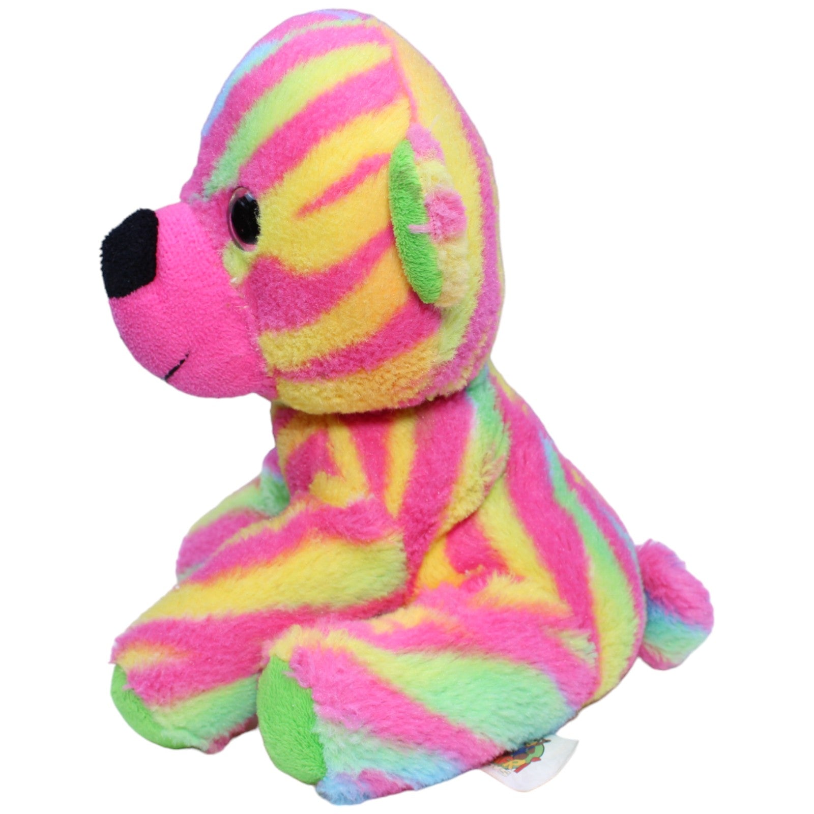 1235518 Jafri Toys Teddybär bunt, sitzend Kuscheltier Kumpel Leo Bär Gebraucht Teddy