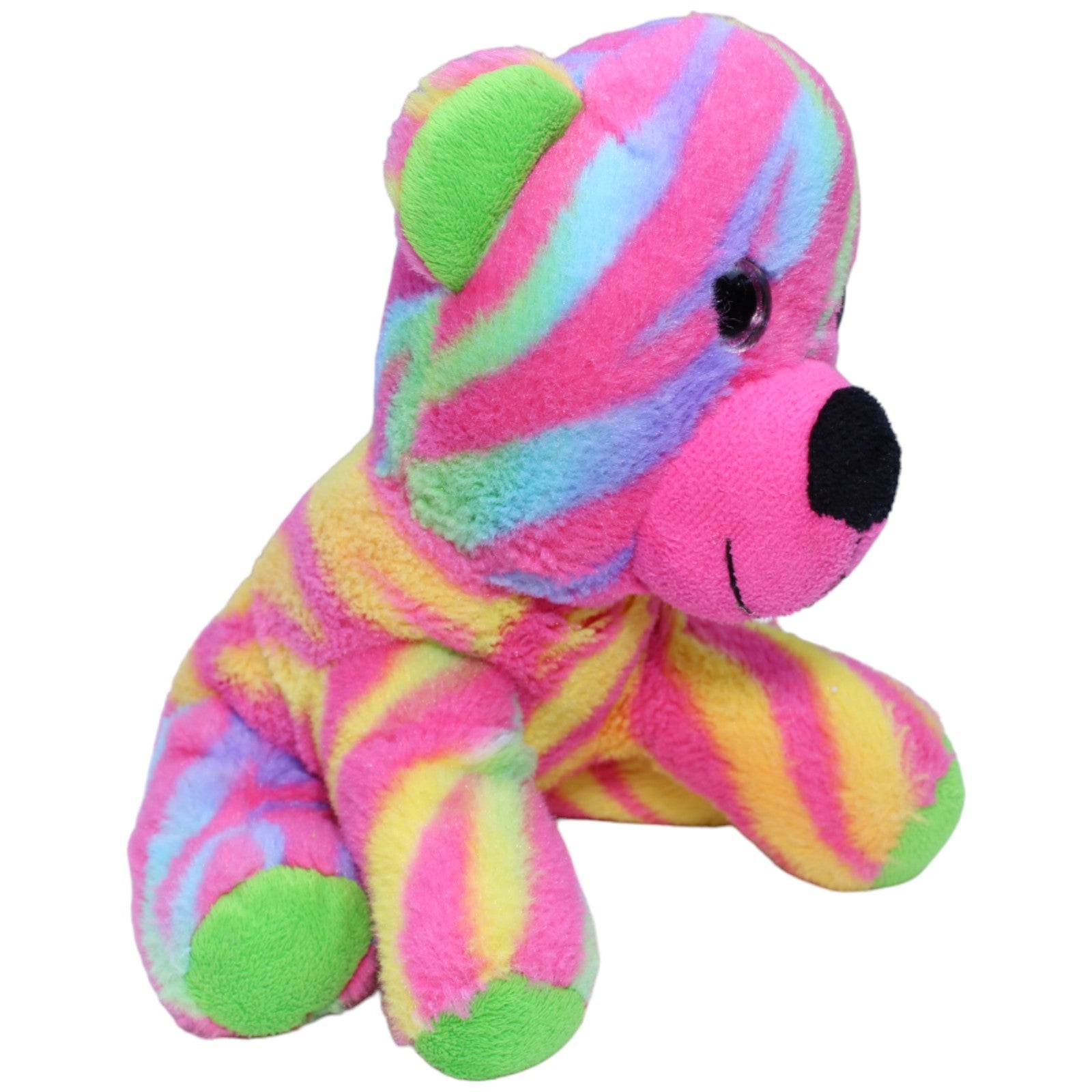 1235518 Jafri Toys Teddybär bunt, sitzend Kuscheltier Kumpel Leo Bär Gebraucht Teddy