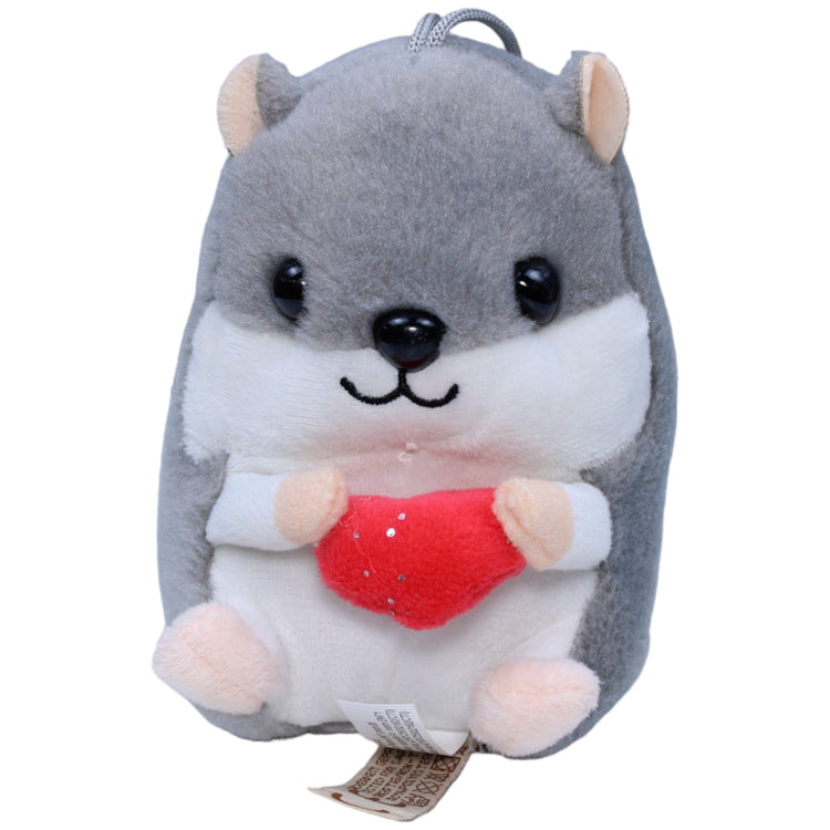 1235526 Morgenroth Hamster mit Herz, grau Kuscheltier Kumpel Leo Gebraucht