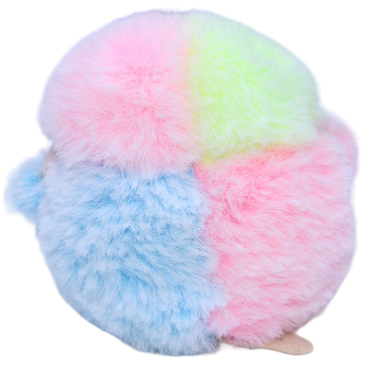 1235530 TY Beanie Ballz, Puddel Rainbow Kuscheltier Kumpel Leo Gebraucht Glubschi