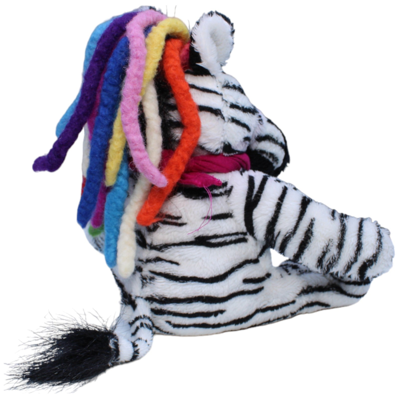 1235551 Heunec Rasta Zebra sitzend, Rodscha aus Kambodscha und Tom Palme Kuscheltier Kumpel Leo Gebraucht