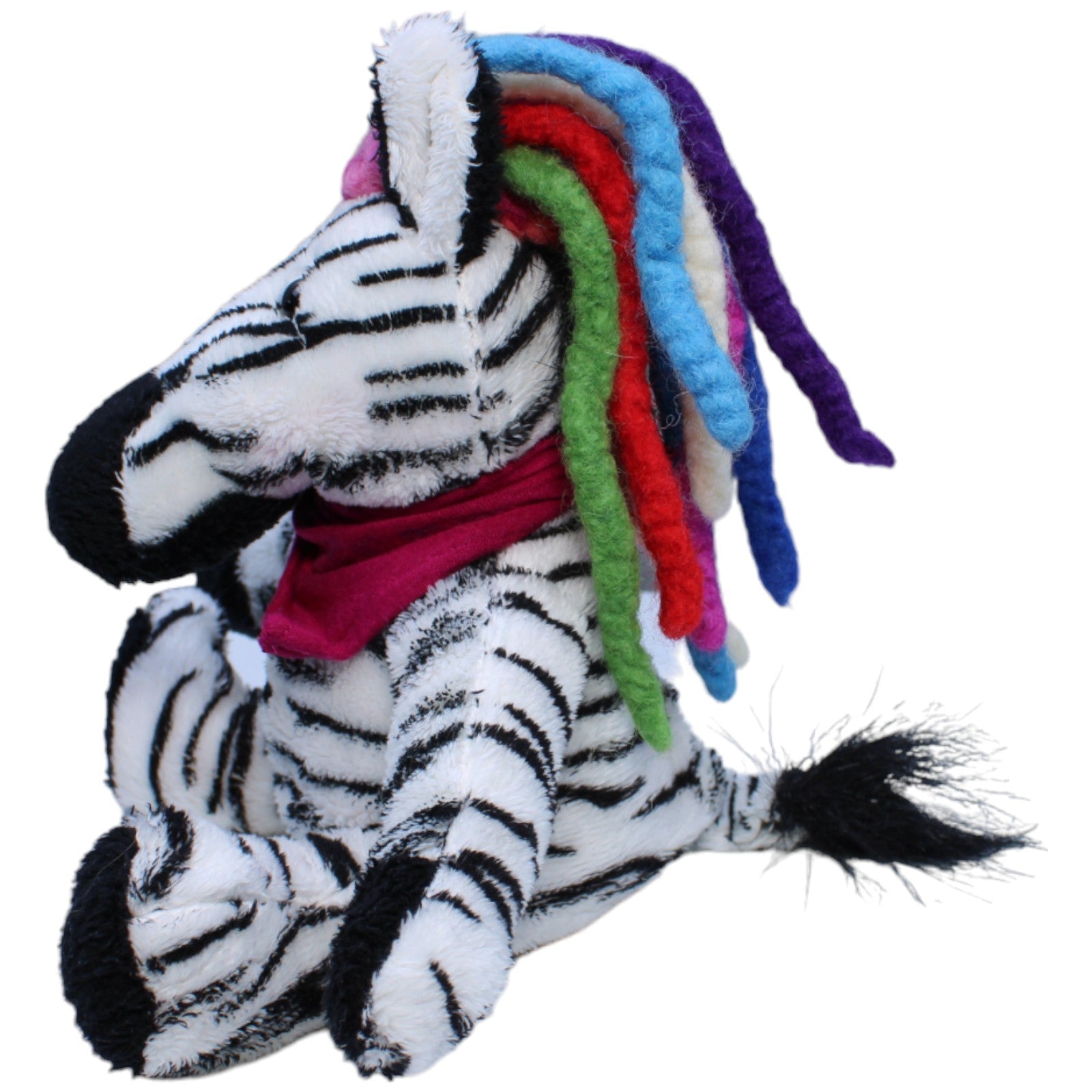 1235551 Heunec Rasta Zebra sitzend, Rodscha aus Kambodscha und Tom Palme Kuscheltier Kumpel Leo Gebraucht