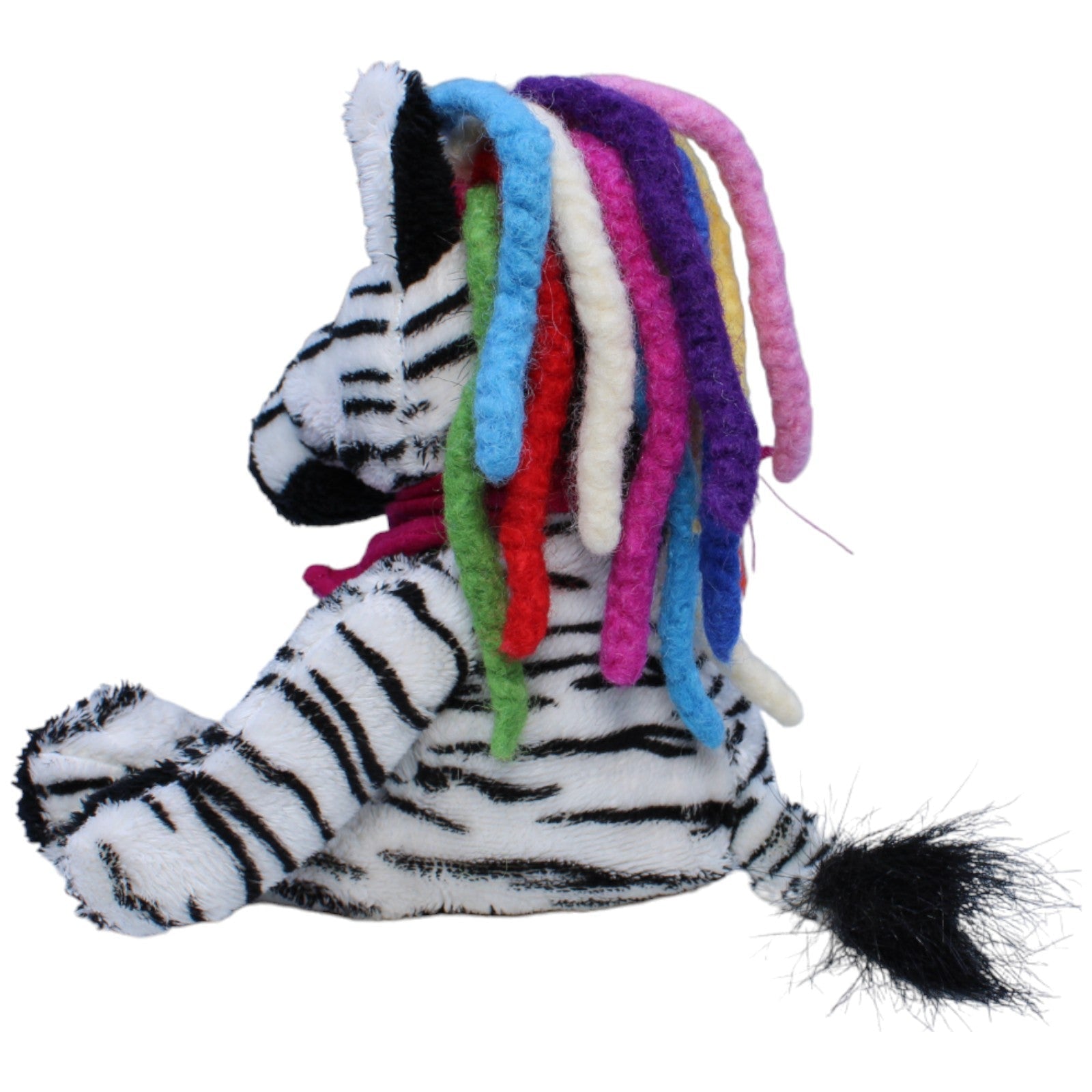 1235551 Heunec Rasta Zebra sitzend, Rodscha aus Kambodscha und Tom Palme Kuscheltier Kumpel Leo Gebraucht