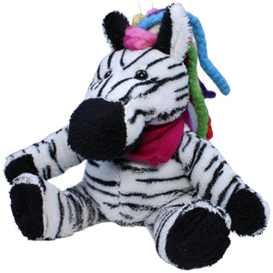 1235551 Heunec Rasta Zebra sitzend, Rodscha aus Kambodscha und Tom Palme Kuscheltier Kumpel Leo Gebraucht