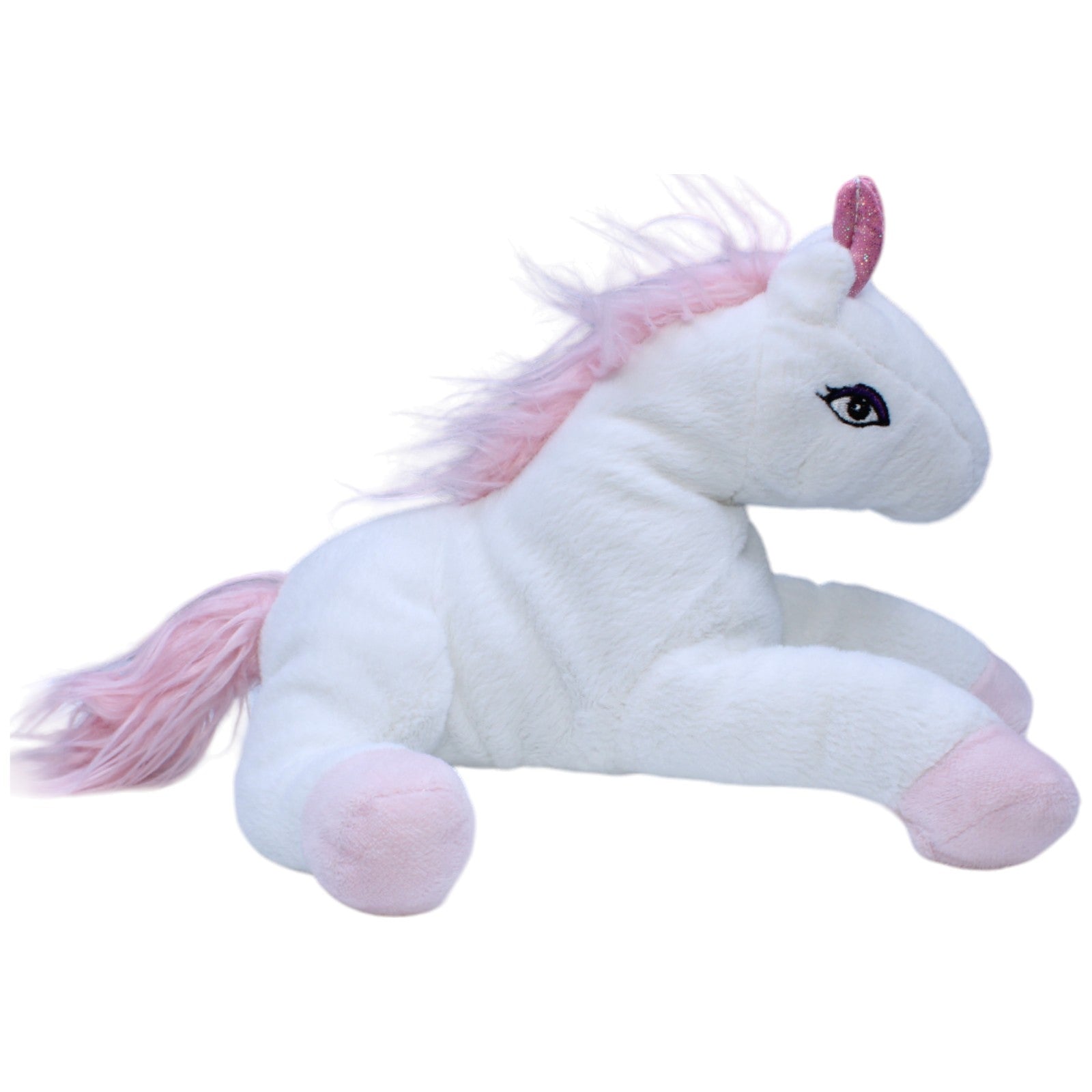 1235552 Toy Place Einhorn mit Blumen, liegend Kuscheltier Kumpel Leo Gebraucht Müller