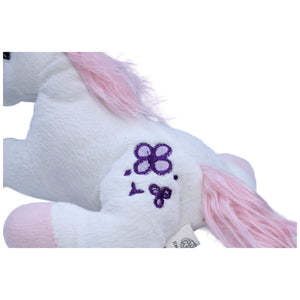 1235552 Toy Place Einhorn mit Blumen, liegend Kuscheltier Kumpel Leo Gebraucht Müller