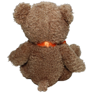 1235555 Hamleys Teddybär mit oranger Schleifer Kuscheltier Kumpel Leo Gebraucht