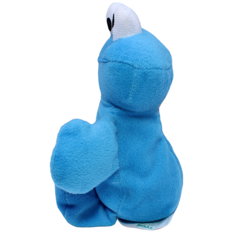 1235561 TYCO Vintage Krümelmonster aus der Sesamstraße Plüschfigur Kumpel Leo Cookie Monster Gebraucht Vintage