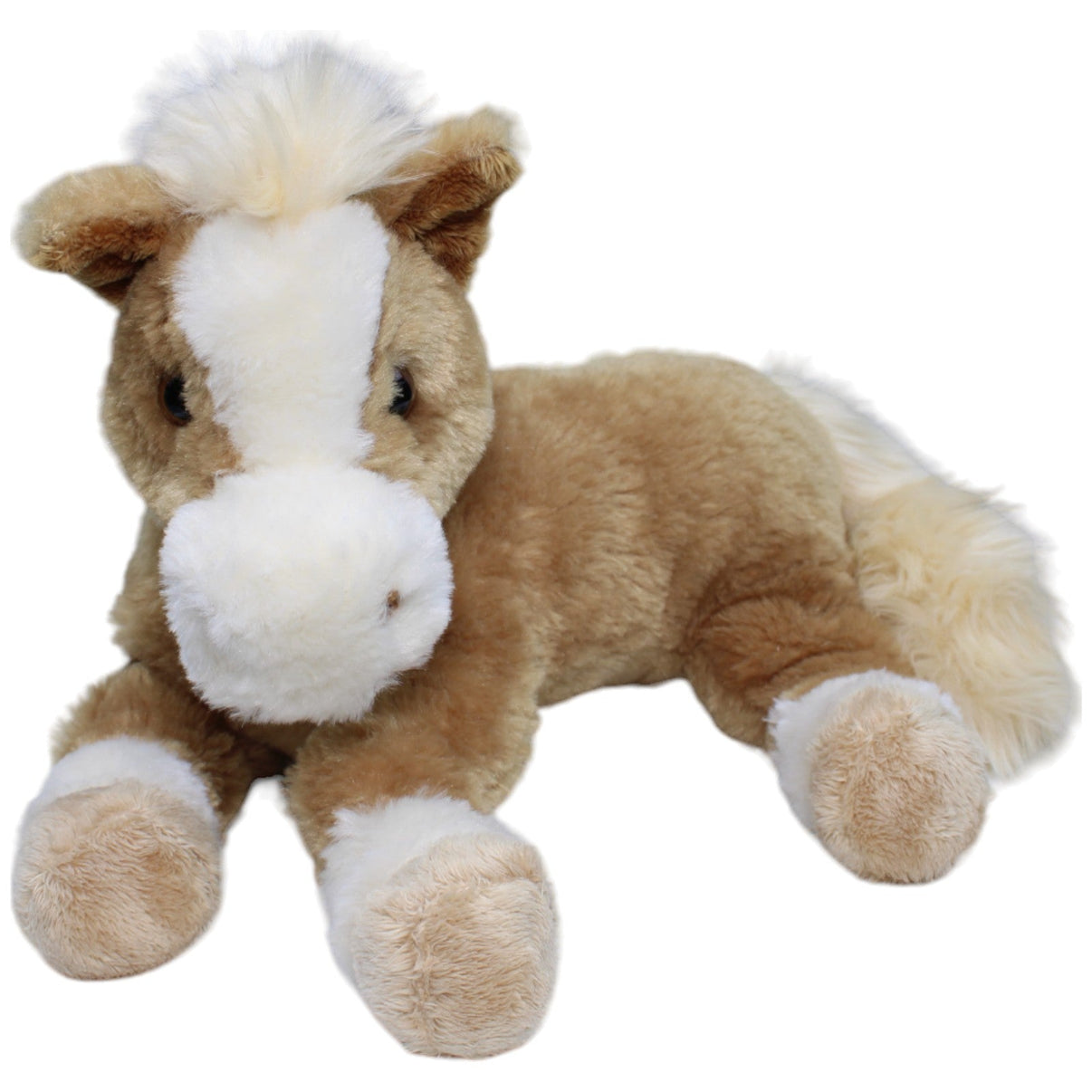 1235579 Uni - Toys Pferd braun, liegend Kuscheltier Kumpel Leo Gebraucht LEOSCO